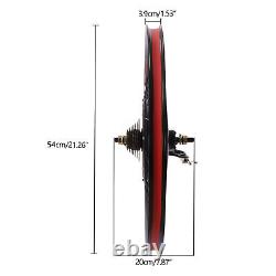 26 Roue arrière 72V 2KW Kit de conversion de moteur de vélo électrique E-Bike LCD Hub