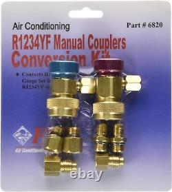 Kit de conversion R1234yf avec coupleurs manuels