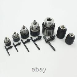 Kit de conversion d'adaptateur de mandrin de perceuse 1/2 3/8 SDS Plus Hex Shank Adaptor 0.6-20mm