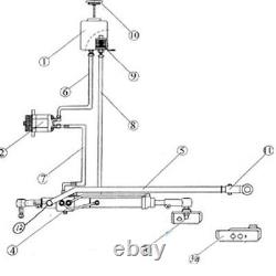 Kit de conversion de direction assistée 1101-2001 pour Ford Modèle 4000 & 4600