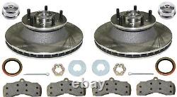 Kit de conversion de freins à disque manuels 4 pistons pour Camaro 1967 1968 & rotors 2 pièces USA