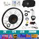 Kit De Conversion De Moteur De Vélo électrique 26 Roues Arrière 72v 2kw E-bike Lcd Hub