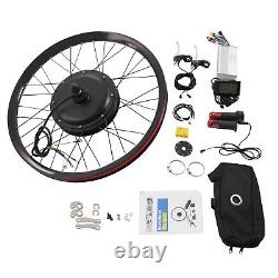 Kit de conversion de moyeu de vélo électrique 2000W 72V avec roue arrière de 26 pouces