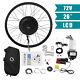 Kit De Conversion De Moyeu De Vélo électrique 26 Pouces Arrière 72v 2000w