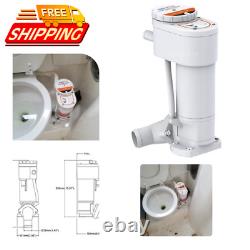 Kit de conversion de toilettes marines électriques de sol en polypropylène blanc