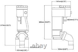 Kit de conversion de toilettes marines manuelles en électriques