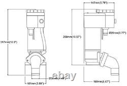 Kit de conversion de toilettes marines manuelles en électriques