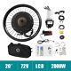 Kit De Conversion De Vélo électrique 20 Pouces Avec Moteur De Moyeu Arrière 72v 2000w