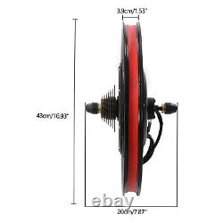 Kit de conversion de vélo électrique 20 pouces avec moteur de moyeu arrière 72V 2000W