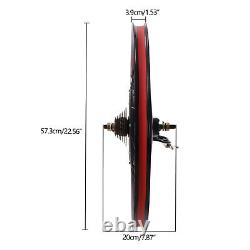 Kit de conversion de vélo électrique LCD 72V 2000W pour vélo 27.5 pouces avec moteur de roue arrière E-Bike