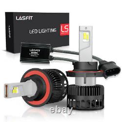 Lasfit H13 Ampoules Led Phare High Low Beam 8000lm Pour Jeep Wrangler 2007-2021