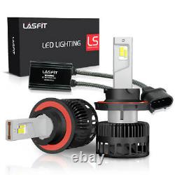 Lasfit H13 Ampoules Led Phare High Low Beam 8000lm Super Bright Plug & Play White