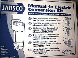 Nouveau Kit De Conversion Électrique Jabsco 29200-0120 12volt Manuel À Électrique