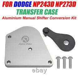 Pour le kit de conversion manuelle en aluminium du boîtier de transfert Dodge NP243D NP273D